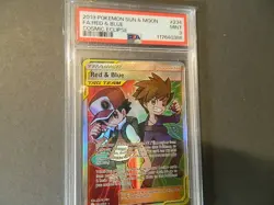 Red & Blue Pokemon 234/236 Full Art Sun & Moon Cosmic Eclipse PSA 9 - Image 1