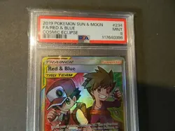 Red & Blue Pokemon 234/236 Full Art Sun & Moon Cosmic Eclipse PSA 9 - Image 2