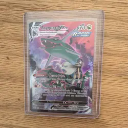 Pokemon Rayquaza VMAX Ultra Rare Holo TG20/TG30 Silver Tempest Trainer Gallery - Image 1