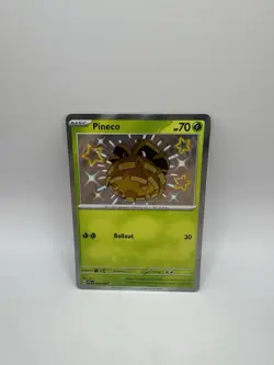 Pokemon TCG Pineco Scarlet & Violet: Paldean Fates 099/091 Holo Shiny Rare NM/M - Image 1