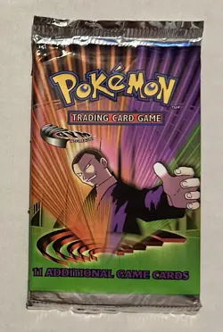 Pokemon Gym Challenge Booster Pack Sealed, Giovanni Art 🔥🔥 - Image 1