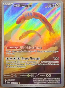 Orthworm #224 Near Mint NM Pokemon US Seller - Image 1