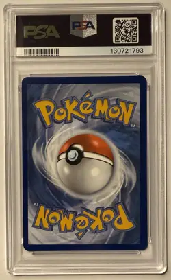 Pokemon 2021 Fusion Strike Celebi V Full Art Holo Ultra Rare #245 PSA 9 - Image 2