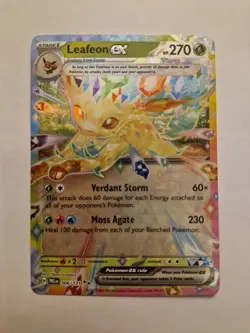 Leafeon EX Prismatic Evolutions 006/131 TCG Pokemon - Image 1