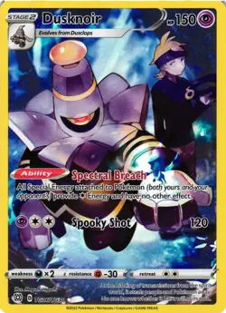Pokemon TCG Dusknoir Sword & Shield: Brilliant Stars TG06/TG30 Secret Rare VLP - Image 1