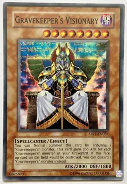ABPF-EN027 Gravekeeper's Visionary - Super Rare Unlimited Lightly Played - Image 1