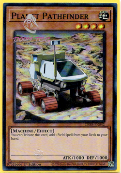 Yugioh! Planet Pathfinder CRBR-EN042 (SR) 1st Ed "Field Searcher" - Image 1
