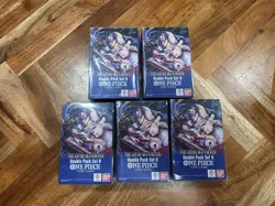 5x One Piece OP-14 The Azure Sea’s Seven Double Pack Set 9 - Image 1