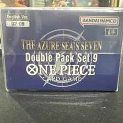 One Piece TCG: Double Pack Set 9 The Azure Sea's Seven - FACTORY SEALED! IN HAND - Image 4
