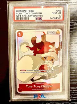 Tony Tony Chopper Alt Art ST01-006 Gift Collection 2023 One Piece PSA 10 - Image 1