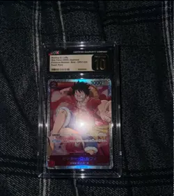 2022 Monkey D. Luffy Holo SR Romance Dawn One Piece OP01-024 Japanese PSA 10 GEM - Image 1