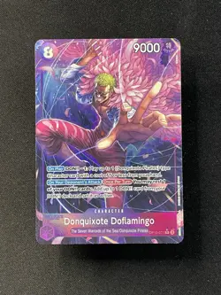 Donquixote Doflamingo Alt Art OP10-071 SR Royal Blood English NM One Piece Card - Image 1
