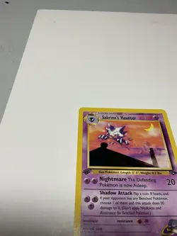 Pokemon Card - Sabrina's Haunter Gym Challenge 55/132 Uncommon 1st Edition NM - Image 4