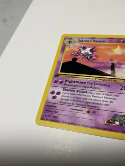 Pokemon Card - Sabrina's Haunter Gym Challenge 55/132 Uncommon 1st Edition NM - Image 5