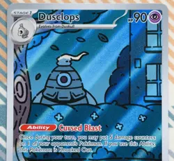 Pokemon TCG Dusclops 069/064 Shrouded Fable Holo Card Illustration Rare NM - Image 2