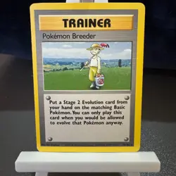 Pokemon Cards: Base Set Rare: Pokemon Breeder 76/102 TCG 1999 WOTC Vintage - Image 1