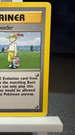 Pokemon Cards: Base Set Rare: Pokemon Breeder 76/102 TCG 1999 WOTC Vintage - Image 3