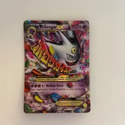 mega gengar ex pokemon card, holographic , from 2016 - Image 1