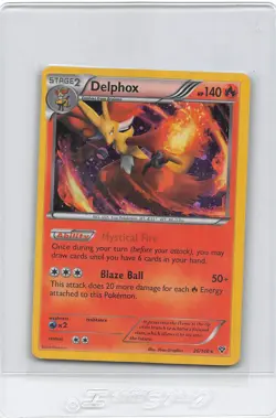 Delphox 26/146 - Cosmos Holo RARE - XY BASE SET Exclusive - POKEMON CARD - NM/LP - Image 1