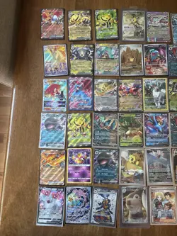 Pokemon TCG Multiple Full Art Cards And Many More Rare Collectibles 78 Cards - Image 3