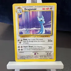 Pokemon Cards: Base Set Rare: Dragonair 18/102 TCG 1999 WOTC Vintage - Image 1