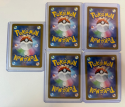 Pokemon TCG AR 5 Card Lot NM - Japanese Black and White Mega Dream Team Rocket - Image 2