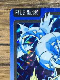 Pokemon Carddass Card Gyarados File No.130 Bandai Pocket Monsters 1997 Holo - Image 3