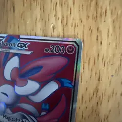 Pokemon Sylveon GX Guardians Rising Full Art SM Holo Card 140/145 Ultra Rare 17 - Image 2