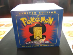 1999 POKEMON BURGER KING CHARIZARD 23K GOLD PLATED CARD UNOPENED SEALED IN BOX - Image 3