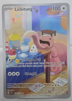 Lickitung - 180/162 - Illustration Rare - Temporal Forces - Pokemon Card - NM/M - Image 1