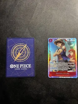One Piece Card Game Monkey D. Luffy x2 OP14-013 ALT ART AND SR x2 - Image 4