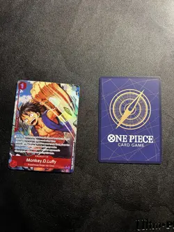 One Piece Card Game Monkey D. Luffy x2 OP14-013 ALT ART AND SR x2 - Image 5