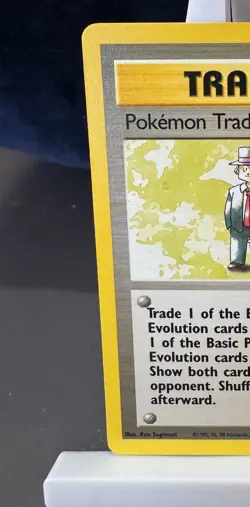Pokemon Cards: Base Set Rare: Pokemon Trader 77/102 TCG 1999 WOTC Vintage - Image 2