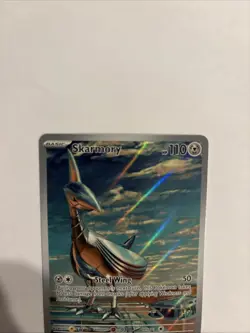 Pokemon TCG Skarmory 209/191 Surging Sparks Illustration Rare Holo Card NM - Image 3