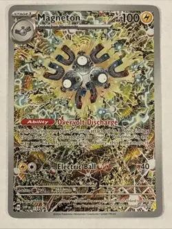 Pokemon TCG Magneton SVP 159 Surging Sparks Promo Card NM Condition - Image 1
