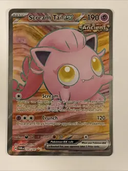 Pokemon TCG Twilight Masquerade Scream Tail Holo Ultra Rare Card EX 197/167 NM - Image 1
