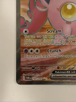 Pokemon TCG Twilight Masquerade Scream Tail Holo Ultra Rare Card EX 197/167 NM - Image 5