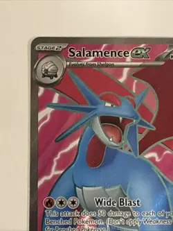 Pokemon TCG Journey Together Salamence EX 177/159 Holo Ultra Rare NM Card - Image 2