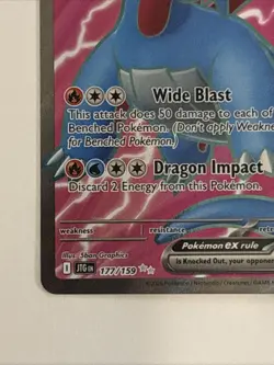 Pokemon TCG Journey Together Salamence EX 177/159 Holo Ultra Rare NM Card - Image 5