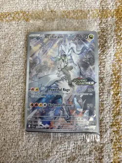 N's Reshiram 167/159 Stamp Promo Journey Together Pokemon Card Holo NM Unopened - Image 1