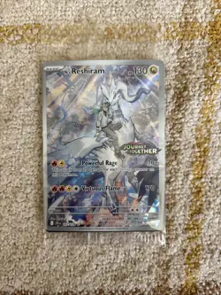 N's Reshiram 167/159 Stamp Promo Journey Together Pokemon Card Holo NM Unopened - Image 5