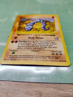 Onix - 56/102 - Shadowless Base Set - Pokemon Card - LP - Image 2