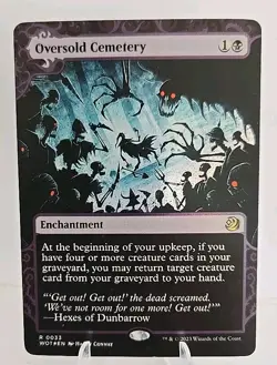 Oversold Cemetery MTG Wilds of Eldraine: Enchanting Tales Foil - Image 1