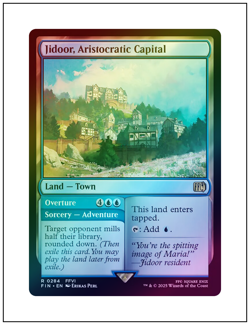 1x Jidoor, Aristocratic Capital, Foil, Magic The Gathering MTG NM - Image 1