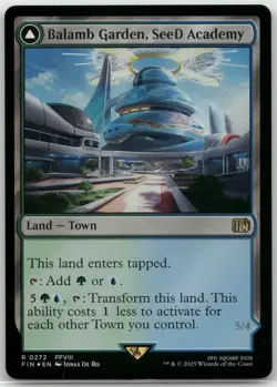 MTG Balamb Garden, SeeD Academy Foil NM FINAL FANTASY Magic 272 - Image 1