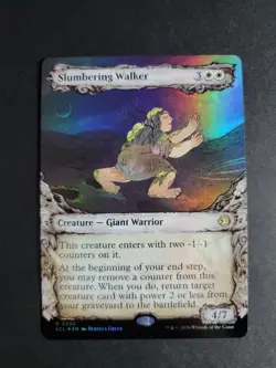 Slumbering Walker (Showcase Foil) Rare MTG Lorwyn Eclipsed - Image 1