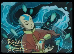 Avatar Aang, at the Crossroads STAMPED Art Series 45/54 Magic the Gathering - Image 1