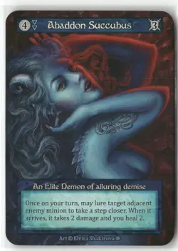 Abaddon Succubus Sorcery Contested Realm Gothic NM Regular - Image 1