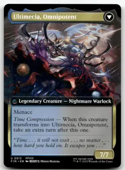 Ultimecia, Time Sorceress (Extended Art) #513 MTG Final Fantasy FIN NM X1 - Image 2