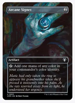 Arcane Signet (Borderless) Commander Masters Regular - Image 1